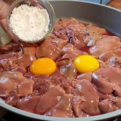 THE FAMOUS CHICKEN LIVER RECIPE, EVERYONE LOVES IT!