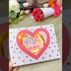 Propose Day Surprise Card 🔥❤️#shorts #valentinesday #love #giftcard #diy #craft #handmade #art
