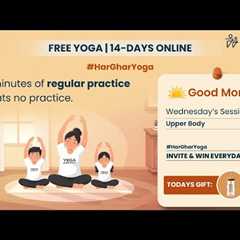 14th Jan | Habuild FREE YOGA Online | Upper Body ‬with  @saurabhbothra  |  Live M