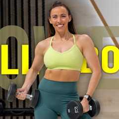 40 Min Explosive Power Workout | Full Body Strength with Medium Weights