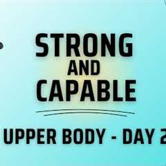 20-Minute Standing Upper Body Workout with Dumbbells | No Floor