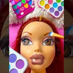 ASMR Satisfying with Unboxing & Review Mannequin Makeup Skincare Sounds Video Fast Red Hair..