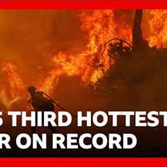2025 third hottest year on record despite global temperature dip | BBC News