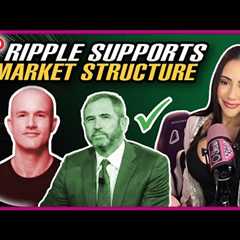 SHOCKING RIPPLE XRP SUPPORTS CRYPTO MARKET STRUCTURE COINBASE DOES NOT?!