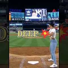 She Did It. Home Run in the Major Leagues.