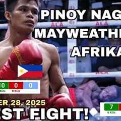 LATEST FIGHT! September 28, 2025 l UNDEFEATED PINOY nag ala Mayweather sa AFRIKA