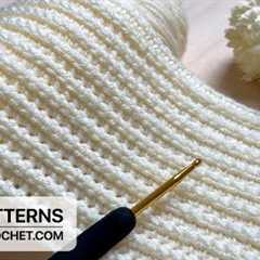 SUPER-DUPER EASY Crochet Pattern for Beginners! 💛 Crochet Stitch for Baby Blanket, Bag & Scarf
