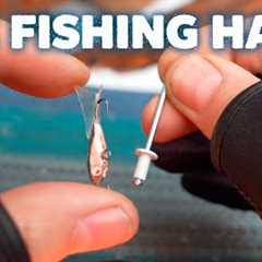 Ice Fishing Hack: Using a Rivet for Custom Lure Making