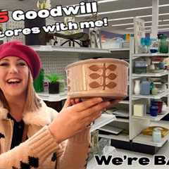 WE'RE BACK!!! Our First Big Thrift Haul Of 2026! We thrift 5 GOODWILL stores + antique malls
