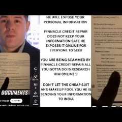 Pinnacle Credit Repair EXPOSED: Client Personal Info Leaked on YouTube #pinnaclecreditrepair