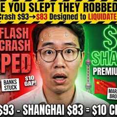 WHILE YOU SLEPT THEY ROBBED YOU: Silver Flash Crash $93→$83 Designed to LIQUIDATE Your Position 