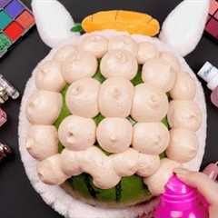 ASMR Satisfying with Unboxing Review Fruit Makeup beauty Skincare Sounds Before Sleep