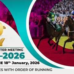 LRC Live  - 20th Day Lahore Winter Meeting 2025-2026 | 17th January, 2026 #horse #race #horserace