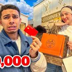 I SURPRISED MY WIFE WITH A NO BUDGET SHOPPING SPREE! ￼