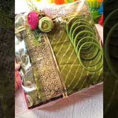 Saree Packing Idea for Wedding | Bridal Saree Packing | Gift Wrapping Idea #shorts #trousseaupacking