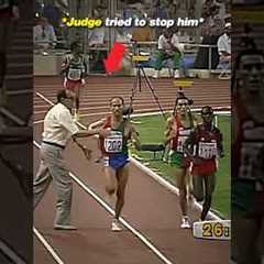 The most controversial Olympic race EVER?😳 #trackandfield #running #olympics #cheating #sports