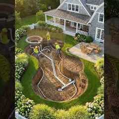 Transforming Epic Backyard into Luxury Pool #poolconstruction