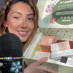 ASMR Unboxing my YesStyle INSSAKIT ✨💗 ~korean beauty products~ | Whispered