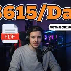 how i make $615/day selling boring pdfs (full breakdown)