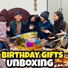 Zain’s Birthday Gifts Unboxing 🥰 Happy Punjabi Family 