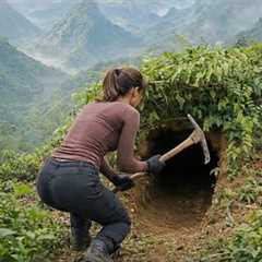 Building a Secret Underground Shelter | Digging Earth for Survival