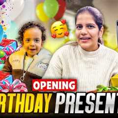 UNBOXING Vedu's 2nd Birthday GIFTS from family