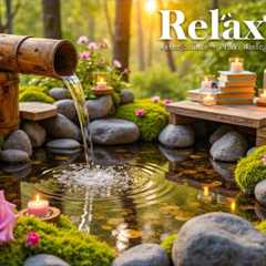 Peaceful Piano + Water Sounds 🌿 Ease Overthinking, Reduce Stress, Sleep Sounds for Deep Inner Peace