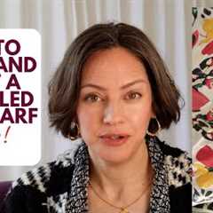 How to unwrinkle a silk scarf easily - and how to wash silk scarves
