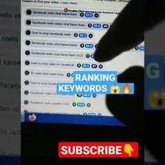 How to Find Ranking Keywords for your YouTube Video 2022 #shorts #ranking #keywords