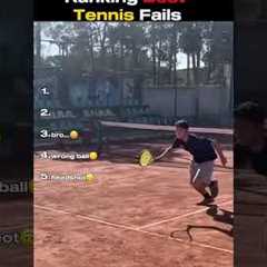 Ranking Best Tennis Fails😭😭