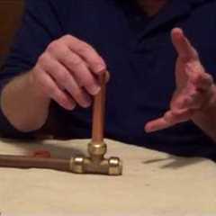 Connect Copper Pipe Without Solder - Repair Copper Pipe Without Solder