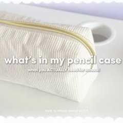 my SCHOOL ESSENTIALS 🖇️🗒️ | whats in my pencil case | stationery, study & cute finds!