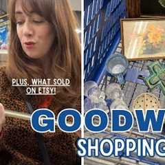 GOODWILL SHOPPING DAY! | Thrift with Me | What Sold on Etsy