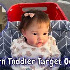 Target Outing with My Reborn Toddler! Baby Clothes & Valentine’s Finds 💘