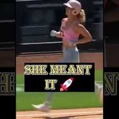 She Showed Up in Pink… Then Hit a Home Run 🚀