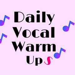 Daily Vocal Warm Up Before Singing | 5 Minute Vocal Exercise!