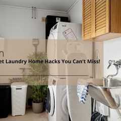 Viral Hits: Amazon Budget Closet Laundry Home Hacks You Can’t Miss!😲✨(LINK BELOW)👇| Ceci Finds..