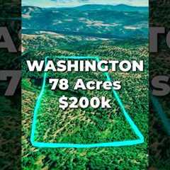 Off Grid Cabin on Lake • 78 Acres of Land for Sale in Washington • LANDIO
