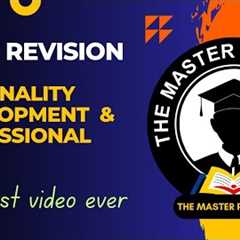 Quick Revision | Personality Development & Professional Skills | BBA | B.Com
