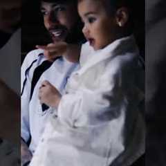 family moment Neymar Jr💙💃😍⚽#neymar #football #love #familymoments #fatherlove #brazil #cute..