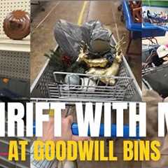 I can't believe this were left at the Goodwill outlet Bins • thrift with me • thrifting for resale