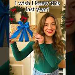 Beautiful unique double bow! Great for gift wrapping! #bow #wrapping #giftideas #Christmas #easydiy