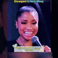 When Celebrities Show Disrespect to Nicki  Minaj #celebrity #usa #ranking #entertainment #hollywood