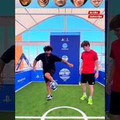 Football player's trick shots & funny moments 😁 #football #soccer