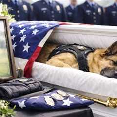 Retired K 9 Bety's Final Walk |  top best dog training techniques !