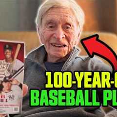 100-YEAR-OLD BASEBALL LEGEND OPENS UNRELEASED TRADING CARDS 🥹