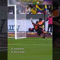 Top Unreal Goals That Look Like AI 🤖