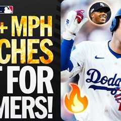 100+ MPH pitches being hit for home runs! ☄️ (Over 15 minutes of home runs 🔥)