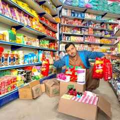 ASMR grocery shopping 🛒 in super store for my brother 