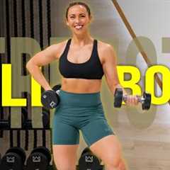 Complete Full Body Strength Workout in 40 Minutes with Dumbbells